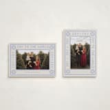 "Endless Joy" - Holiday Cards in Periwinkle by Annie Chan - Photo Orientation Options