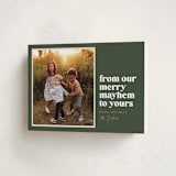 "Our Merry Mayhem" - Holiday Cards in Pine by Robert and Stella - Folded Card