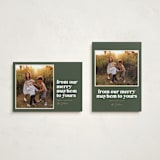 "Our Merry Mayhem" - Holiday Cards in Pine by Robert and Stella - Photo Orientation Options