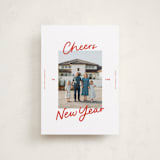 "A Simple Cheers" - Holiday Cards in Holly Berry by Abbigail Lim - Front