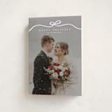 "Bow Tied" - Holiday Cards in Snow by Kaydi Bishop - Folded Card