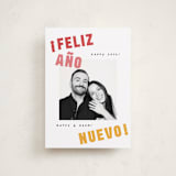 "Año Nuevo" - Holiday Cards in Sunset by Olivia Raufman - Front