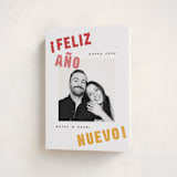 "Año Nuevo" - Holiday Cards in Sunset by Olivia Raufman - Folded Card