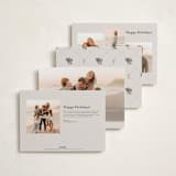 "Merriest Botanicals" - Holiday Cards in Champagne by Angel Walker - Back of Card Options