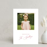 "Simple Square" - Holiday Cards in Scarlet by Genna Blackburn - Front