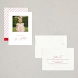 "Simple Square" - Holiday Cards in Scarlet by Genna Blackburn - Assembled