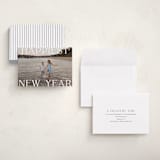 "New Year Happiness" - Holiday Cards in Cotton by Angela Thompson - Assembled