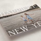 "New Year Happiness" - Holiday Cards in Cotton by Angela Thompson - Detail