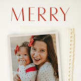 "Nostalgia" - Holiday Cards in Holly Berry by Morgan Kendall - Detail