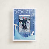 "Frozen magic holidays" - Holiday Cards in Blue Jay by Sabrin Deirani - Front