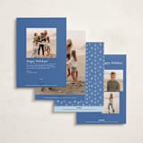 "Frozen magic holidays" - Holiday Cards in Blue Jay by Sabrin Deirani - Back of Card Options