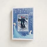 "Frozen magic holidays" - Holiday Cards in Blue Jay by Sabrin Deirani - Folded Card