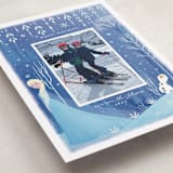 "Frozen magic holidays" - Holiday Cards in Blue Jay by Sabrin Deirani - Detail