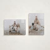 "Mickey Confetti" - Holiday Cards in Snow by AK Graphics - Photo Orientation Options