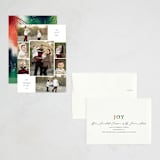 "Merry Seven" - Holiday Cards in Snowflake by Holly Whitcomb - Assembled
