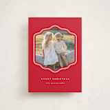 "preppy curved frame" - Holiday Cards in Peppermint by Rebecca Durflinger - Front