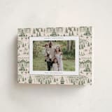 "Nutcracker Toile" - Holiday Cards in Fir by Teju Reval - Folded Card