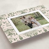 "Nutcracker Toile" - Holiday Cards in Fir by Teju Reval - Detail