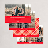 "Effortless Charm" - Holiday Cards in Raspberry by Tatiana Nogueiras - Back of Card Options