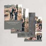 "Merry & Minimalist" - Holiday Cards in Charcoal by Nicole Walsh - Back of Card Options