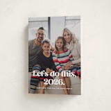 "Let's do this" - Holiday Cards in Snow by Lea Delaveris - Folded Card