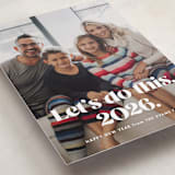 "Let's do this" - Holiday Cards in Snow by Lea Delaveris - Detail