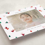 "Disney's Mickey Confetti" - Holiday Cards in Cherry by Ellen Schlegelmilch - Detail