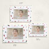 "Disney's Mickey Confetti" - Holiday Cards in Cherry by Ellen Schlegelmilch - Formats Available