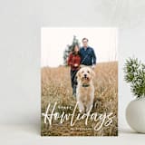 "Howliday" - Holiday Cards in Bone by Vanessa Doyle - Front