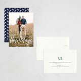 "Howliday" - Holiday Cards in Bone by Vanessa Doyle - Assembled