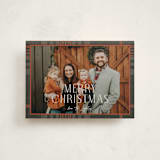 "Foiled plaid" - Holiday Cards in Autumn by Annie Holmquist - Front