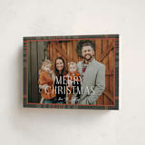 "Foiled plaid" - Holiday Cards in Autumn by Annie Holmquist - Folded Card
