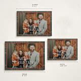 "Foiled plaid" - Holiday Cards in Autumn by Annie Holmquist - Formats Available