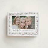 "Painted Garland" - Holiday Cards in Berry by Kristen Smith - Folded Card