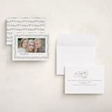 "Painted Garland" - Holiday Cards in Berry by Kristen Smith - Assembled