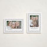 "Painted Garland" - Holiday Cards in Berry by Kristen Smith - Photo Orientation Options