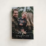 "Beautiful Year" - Holiday Cards in Starlight by Leah Ragain - Folded Card