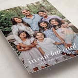 "late card era" - Holiday Cards in Cloud by Sara Hicks Malone - Detail