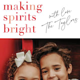 "Bright Holiday spirits" - Holiday Cards in Candy Cane by Kelly Nasuta - Detail