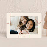 "Archer Joy" - Holiday Cards in Winter Rose by Carrie ONeal - Front