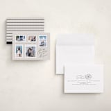 "Stamp Collection" - Holiday Cards in Ivory by Amy Payne - Assembled