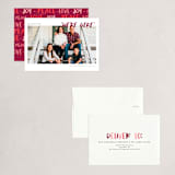 "conversational design" - Holiday Cards in Cranberry by amanda lawrence - Assembled