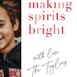 "Bright Holiday spirits" - Holiday Cards in Candy Cane by Kelly Nasuta - Detail