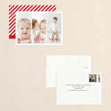 "More the Merrier" - Holiday Cards in Berry by chica design - Assembled