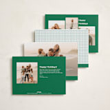 "Classic Border" - Holiday Cards in Pine by Wendy Chung - Back of Card Options