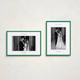 "Classic Border" - Holiday Cards in Pine by Wendy Chung - Photo Orientation Options