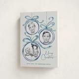 "baubles and bows" - Holiday Cards in Snowball by Paper Sun Studio - Folded Card