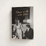"Classy Cheer" - Holiday Cards in Apricot by Ekko Studio - Folded Card