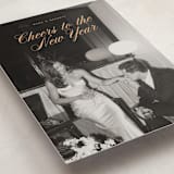 "Classy Cheer" - Holiday Cards in Apricot by Ekko Studio - Detail