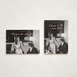 "Classy Cheer" - Holiday Cards in Apricot by Ekko Studio - Photo Orientation Options